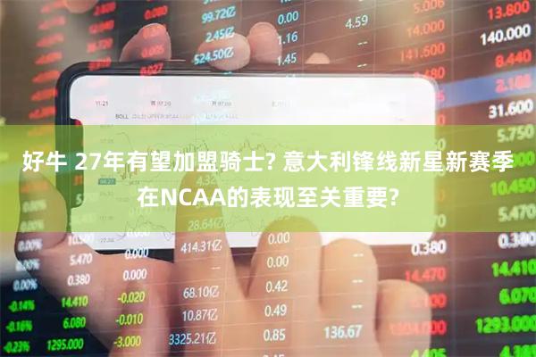 好牛 27年有望加盟骑士? 意大利锋线新星新赛季在NCAA的表现至关重要?